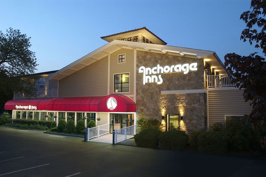 exterior of Anchorage Inns & Suites Portsmouth